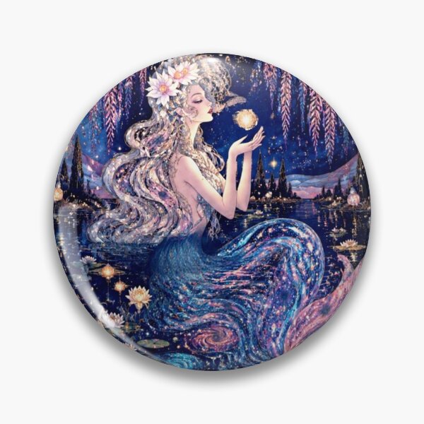 Item preview, The Celestial Mermaid - Guardian of the Cosmic Star designed and sold by Natalia-Vlad.