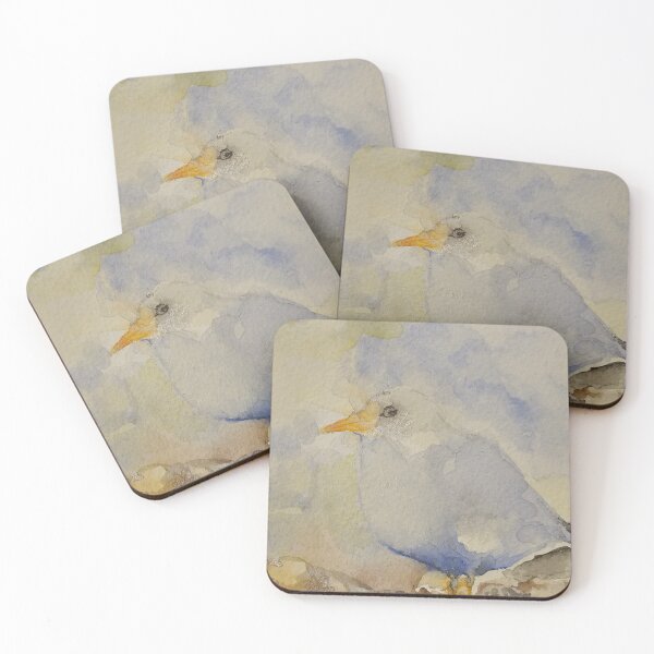 Item preview, Soft White Seagull designed and sold by Inkagirl.