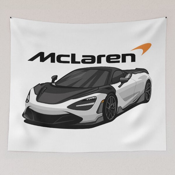 Item preview, McLaren 720S Supercar Vector Illustration - Black and White Exotic Sports Car Design designed and sold by wisnubayuaji.