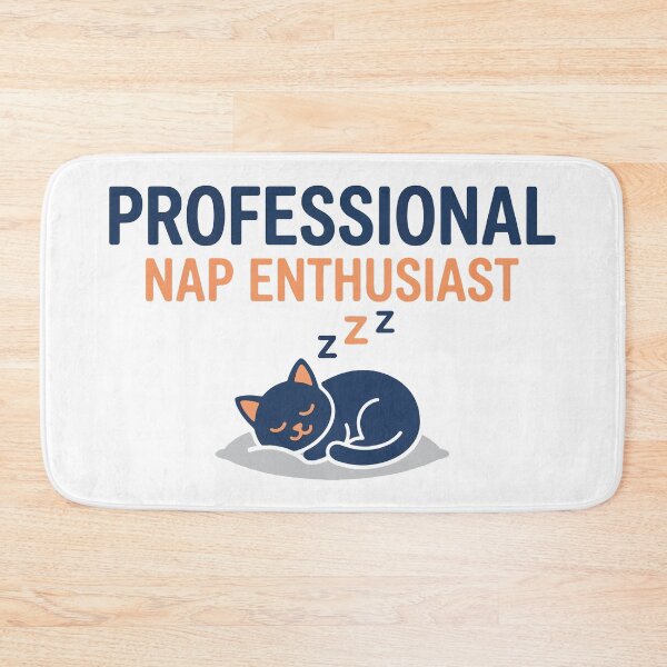 Item preview, Professional Nap Enthusiast Funny Sleeping Cat T-Shirt designed and sold by ShirtRemarks.