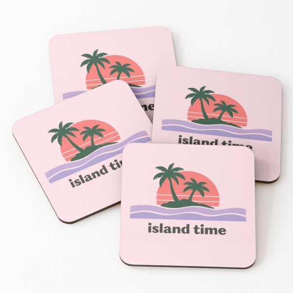 Item preview, Island Time - Retro Tropical Sunset designed and sold by SunfadeStudioSV.