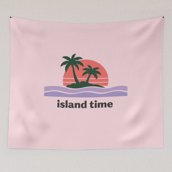 Item preview, Island Time - Retro Tropical Sunset designed and sold by SunfadeStudioSV.