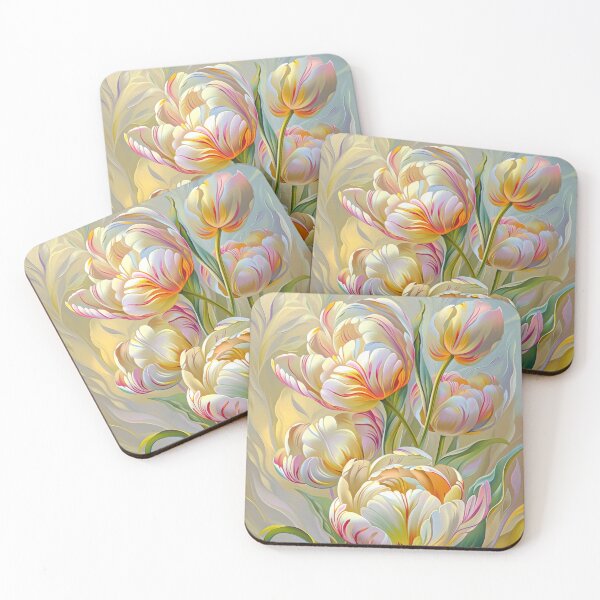Item preview, Elegant Tulips Artwork designed and sold by MargaretWiktor.