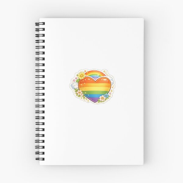 Aperçu de l'œuvre Coeur de fierté créée et vendue par JustStickersCo.
