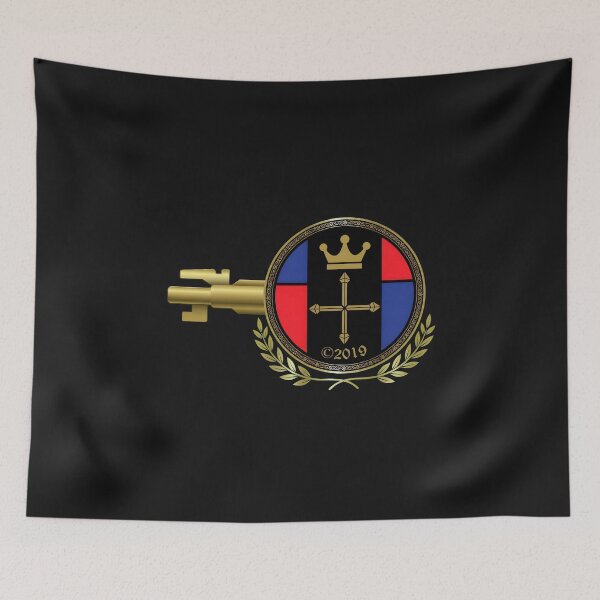 Item preview, Symbolic Key and Crown Badge  designed and sold by riscuroseper.