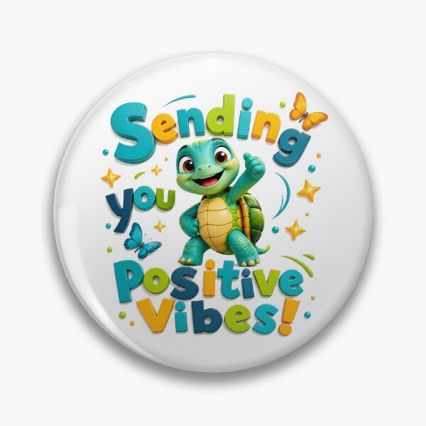 Item preview, Sending You Positive Vibes Turtle Cheer designed and sold by BlissBlvdShop.