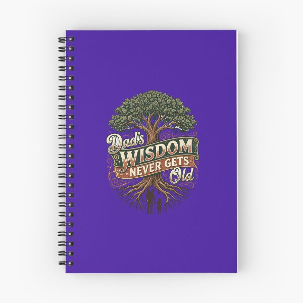 Item preview, Dad's Wisdom Never Gets Old Vintage Oak Tree Family Shirt Design designed and sold by Ponsak.