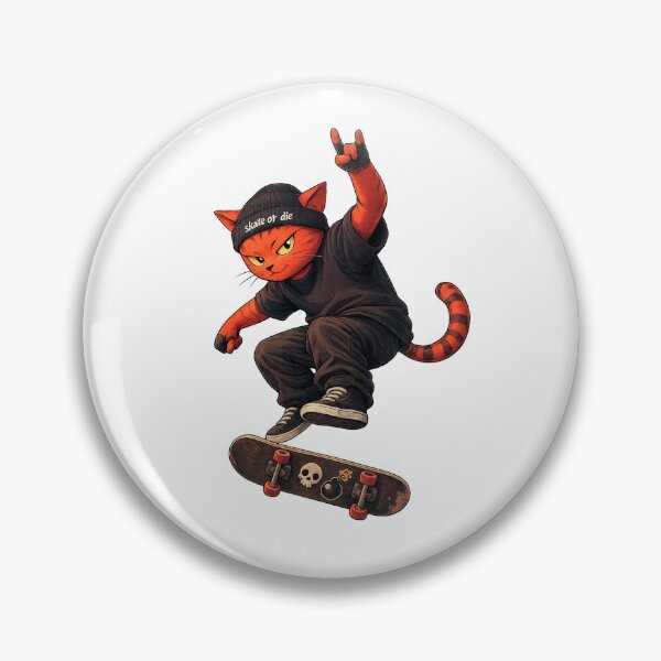 Item preview, Skate Or Die Cat Skater designed and sold by afr-saad.