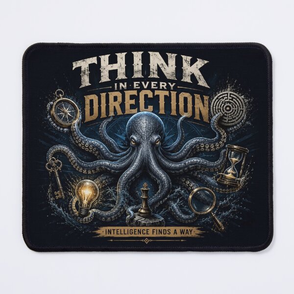 Item preview, Think In Every Direction – Intelligence Finds A Way designed and sold by layalistoresa.