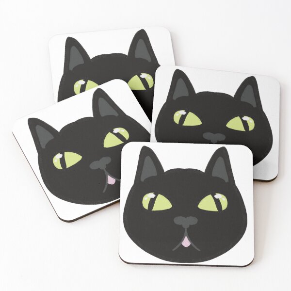 Item preview, Silly Black Cat Blep designed and sold by sleepyheadedbb.