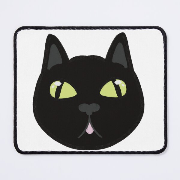Item preview, Silly Black Cat Blep designed and sold by sleepyheadedbb.