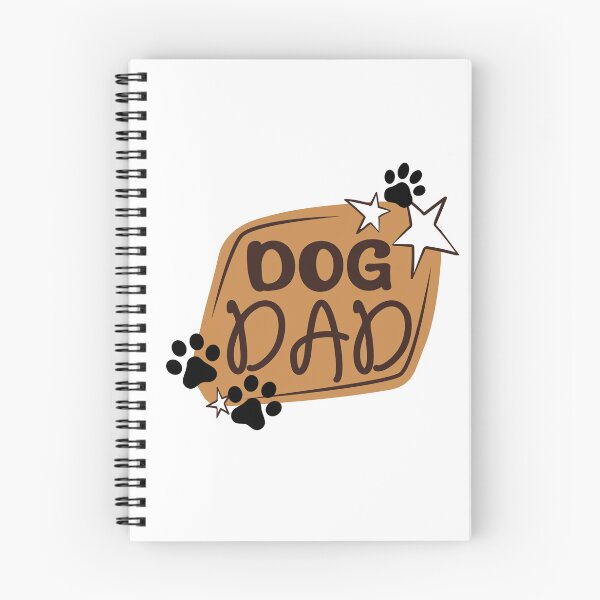 Item preview, Tan Dog Dad Design with Pawprints & Stars designed and sold by jeweleddesigns.
