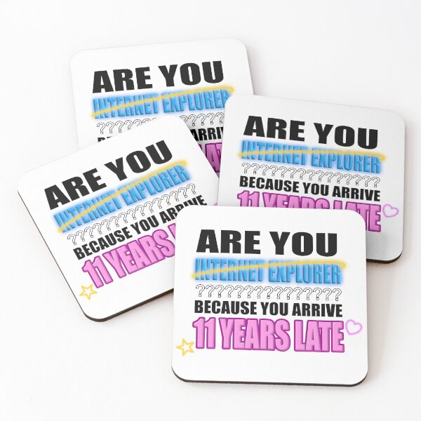 Item preview, Are you Internet Explorer? Meme designed and sold by BUBBLDesigns.