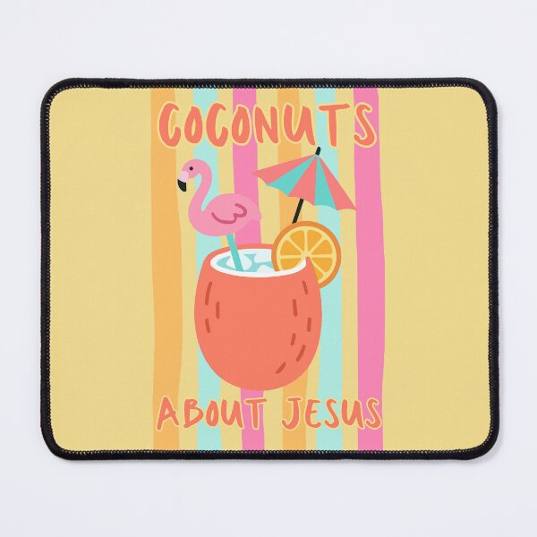 Item preview, Coconuts About Jesus Love Co Co Nuts Flamingo Tropical Drink Beach Summer designed and sold by Forevermore.