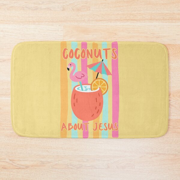 Item preview, Coconuts About Jesus Love Co Co Nuts Flamingo Tropical Drink Beach Summer  designed and sold by Forevermore.
