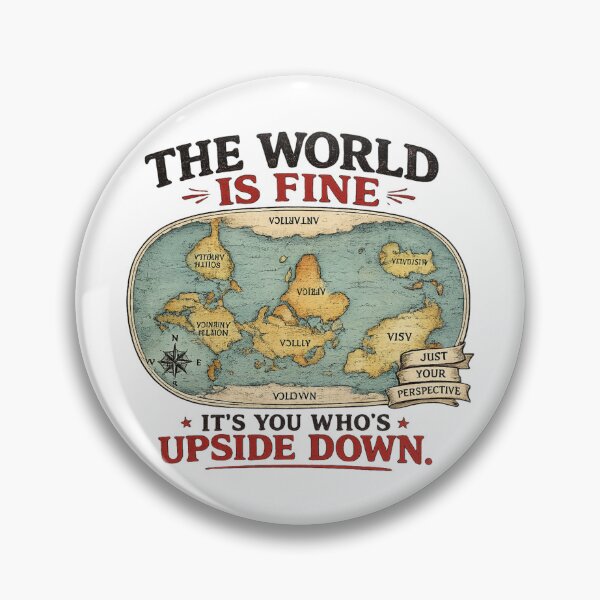 Item preview, The World Is Fine You're Upside Down designed and sold by Noriva.