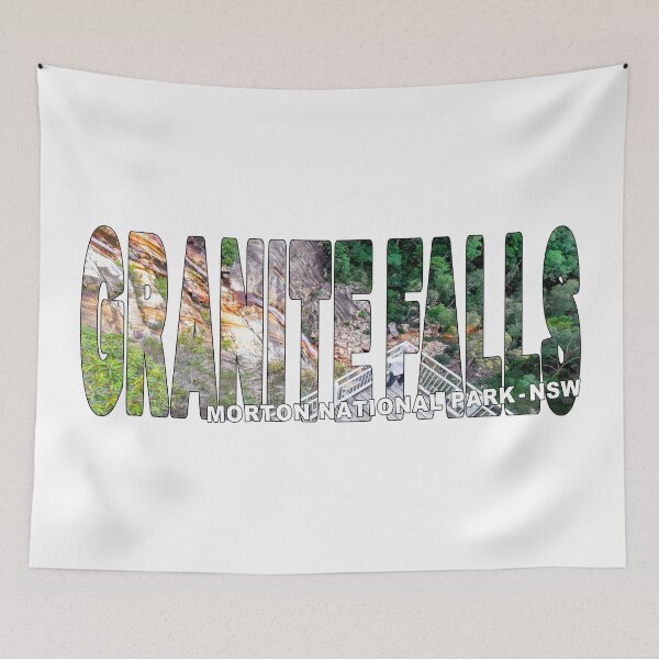 Item preview, GRANITE FALLS Morton National Park NSW - Jervis Bay Shoalhaven Waterfall designed and sold by Adam Gormley.