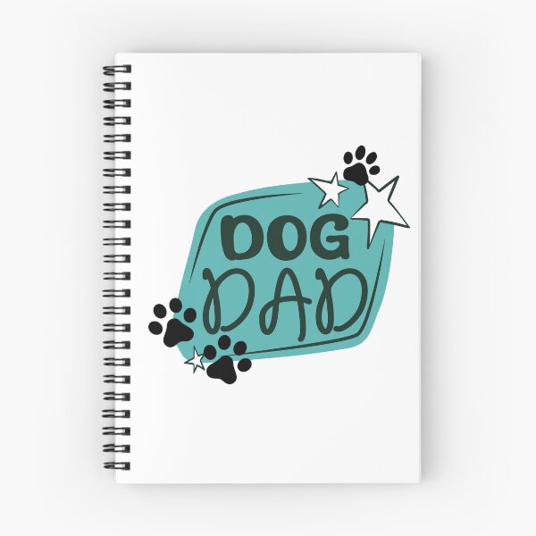 Item preview, Teal Dog Dad Design with Pawprints & Stars designed and sold by jeweleddesigns.