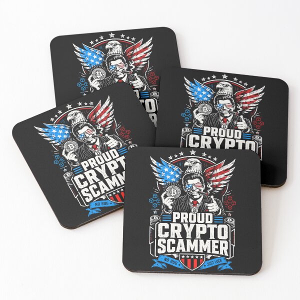 Item preview, Proud Crypto Scammer Patriotic Bitcoin Satire designed and sold by Victor Shadehorn.