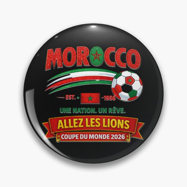 Item preview, Morocco Soccer Supporter 2026 Championship designed and sold by Tsugraf Designs.