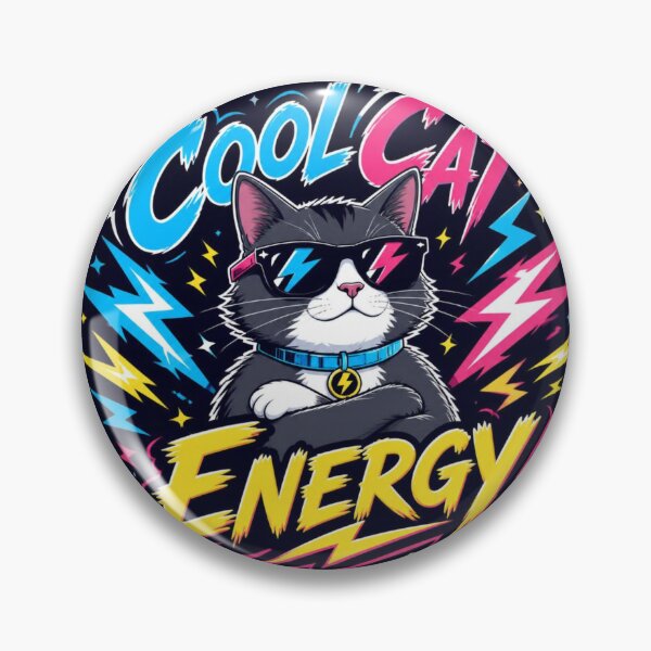 Item preview, Cool cat with a lot of energy designed and sold by JC Art Creations.