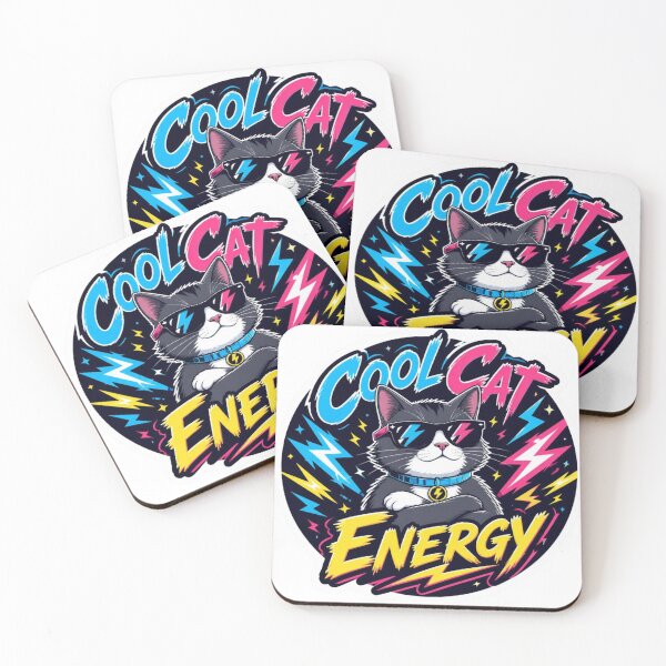 Item preview, Cool cat with a lot of energy designed and sold by JC Art Creations.