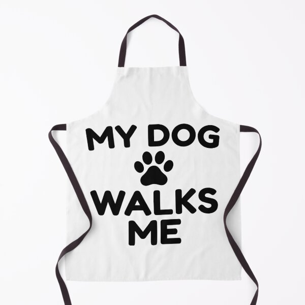 Item preview, My Dog Walks Me Funny Minimalist Paw Print T-Shirt For Light Colors designed and sold by ShirtRemarks.