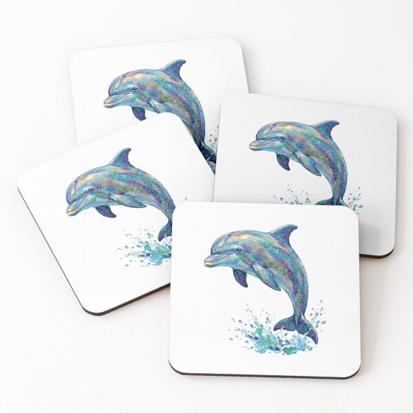 Item preview,  Colorful Dolphin Splash Ocean Fantasy Painting designed and sold by SOUFIANE1991.