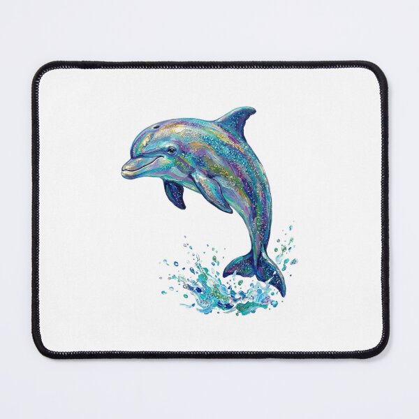 Item preview,  Colorful Dolphin Splash Ocean Fantasy Painting designed and sold by SOUFIANE1991.