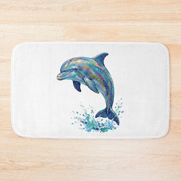 Item preview,  Colorful Dolphin Splash Ocean Fantasy Painting designed and sold by SOUFIANE1991.