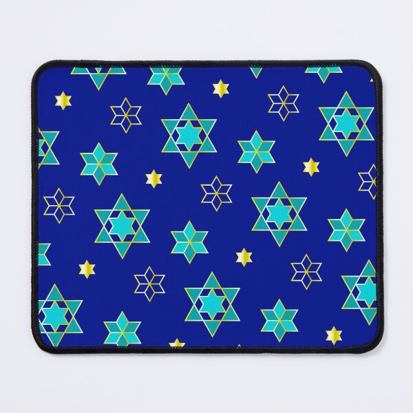 Item preview, Hanukkah Jewish Star in Blue Contemporary Pattern designed and sold by DEC02.