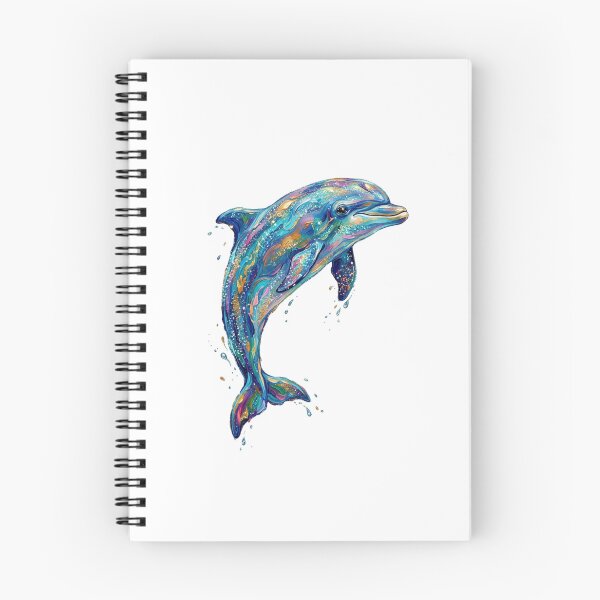 Item preview,  Colorful Dolphin Splash Ocean Fantasy Painting designed and sold by SOUFIANE1991.