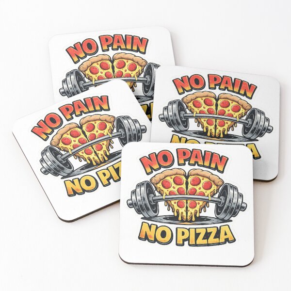 Item preview, No Pain No Pizza - Funny Gym Workout Pizza Lover designed and sold by Digistore1221.