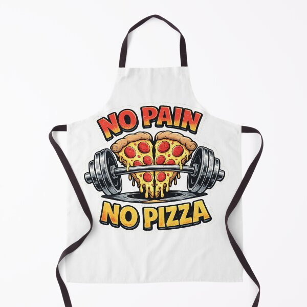 Item preview, No Pain No Pizza - Funny Gym Workout Pizza Lover designed and sold by Digistore1221.