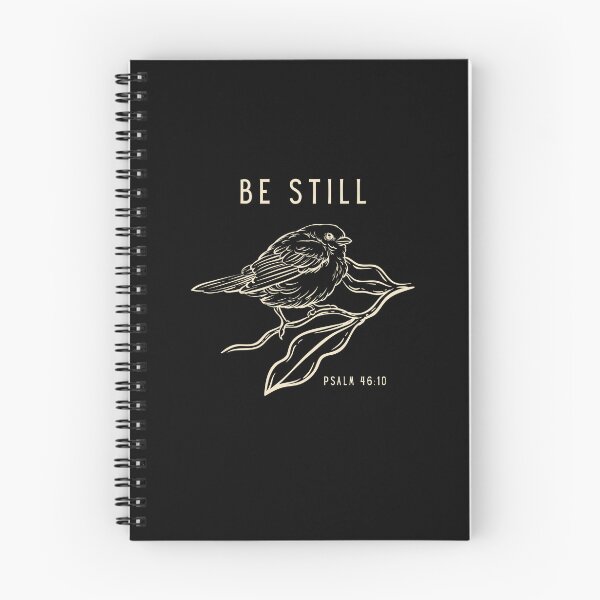 Item preview, Be Still Psalm 46:10 Bird Illustration | Christian Faith T-Shirt designed and sold by Lynn Creates.