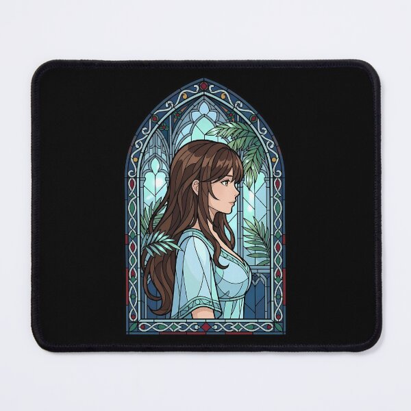 Item preview, Kyouko Hori Horimiya Tropical Blue Stained Glass Profile designed and sold by mildaclairmo.