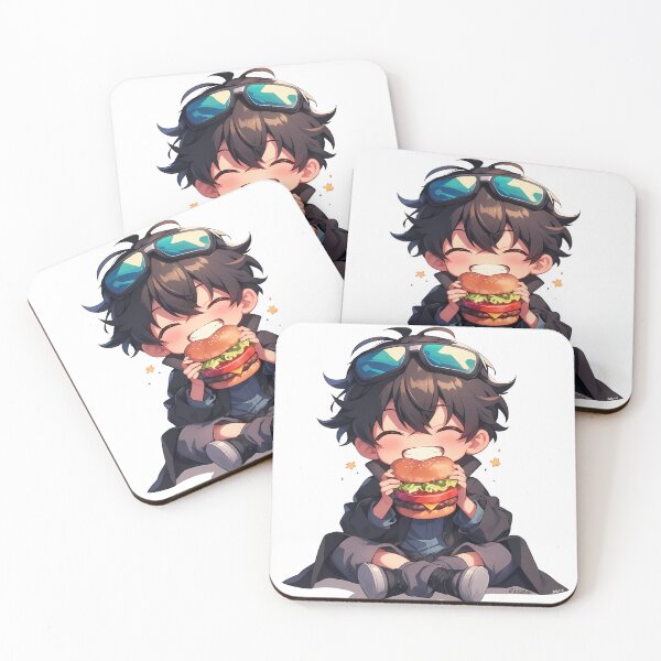 Item preview, Leonardo Watch Kekkai Sensen Anime Chibi Kawaii Burger Energetic Smile designed and sold by earlobejerk.