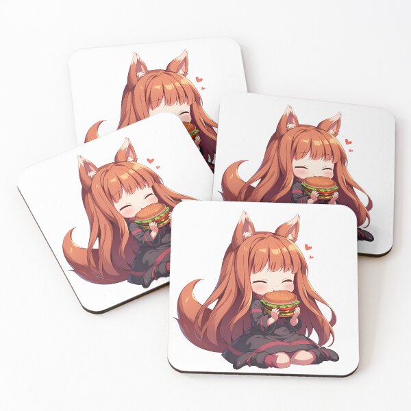 Item preview, Holo Spice and Wolf Chibi Burger Wise Wolf Joy designed and sold by earlobejerk.