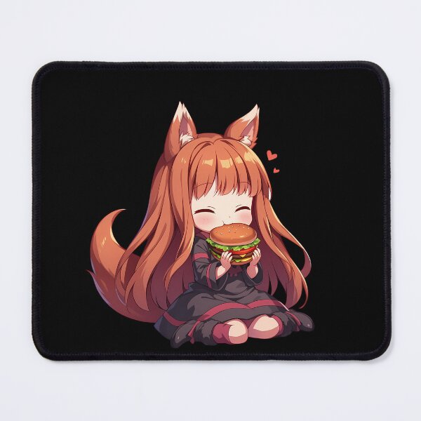 Item preview, Holo Spice and Wolf Chibi Burger Wise Wolf Joy designed and sold by earlobejerk.