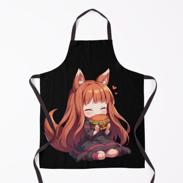 Item preview, Holo Spice and Wolf Chibi Burger Wise Wolf Joy designed and sold by earlobejerk.