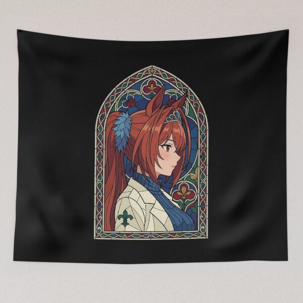 Item preview, Daiwa Scarlet Uma Musume Noble Stained Glass Portrait designed and sold by mildaclairmo.