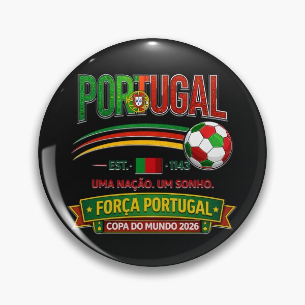 Item preview, Portugal Soccer Supporter Est 1143 designed and sold by Tsugraf Designs.