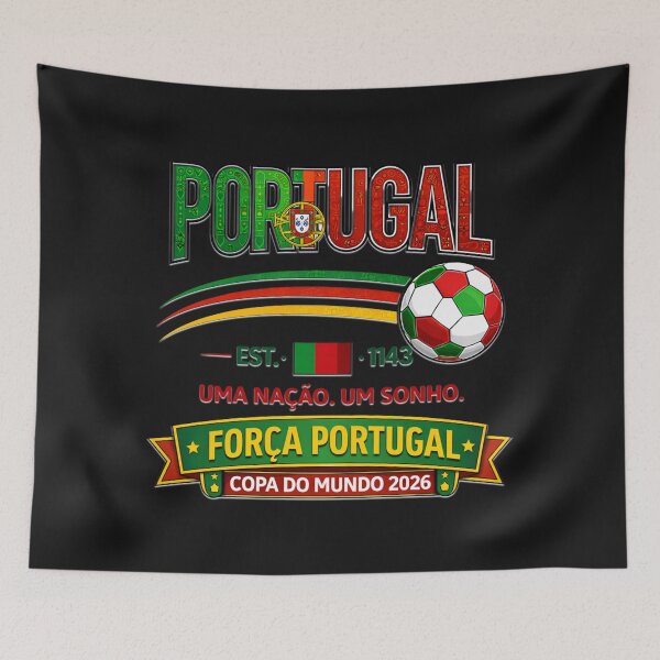 Artikelvorschau, Portugal-Fußballfan, geschätzt 1143 entworfen und verkauft von Tsugraf Designs.