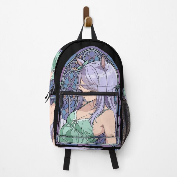 Item preview, Mejiro McQueen Uma Musume Soft Pastel Stained Glass Portrait designed and sold by mildaclairmo.