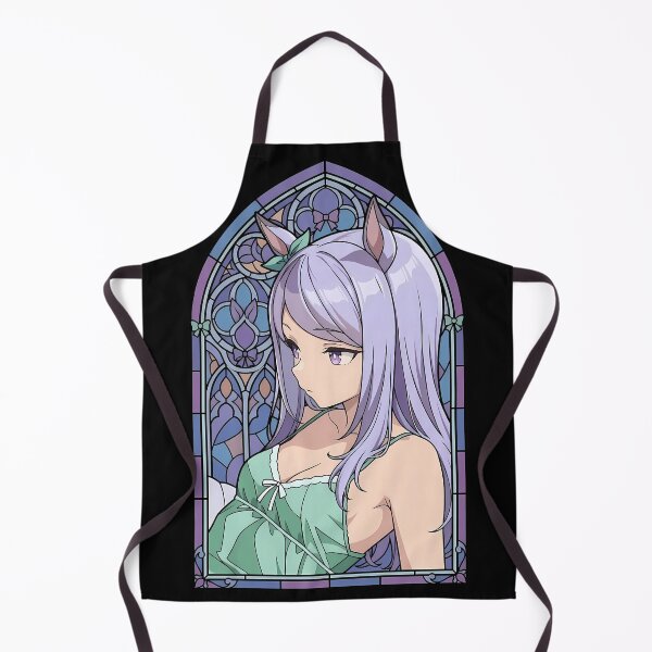 Item preview, Mejiro McQueen Uma Musume Soft Pastel Stained Glass Portrait designed and sold by mildaclairmo.
