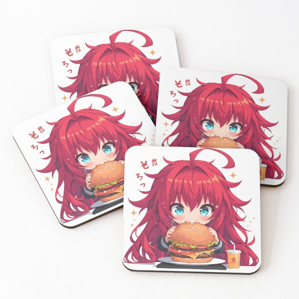Item preview, Rias Gremory High School Dxd Anime Girl Kawaii Chibi Burger Sparkle Fantasy designed and sold by earlobejerk.