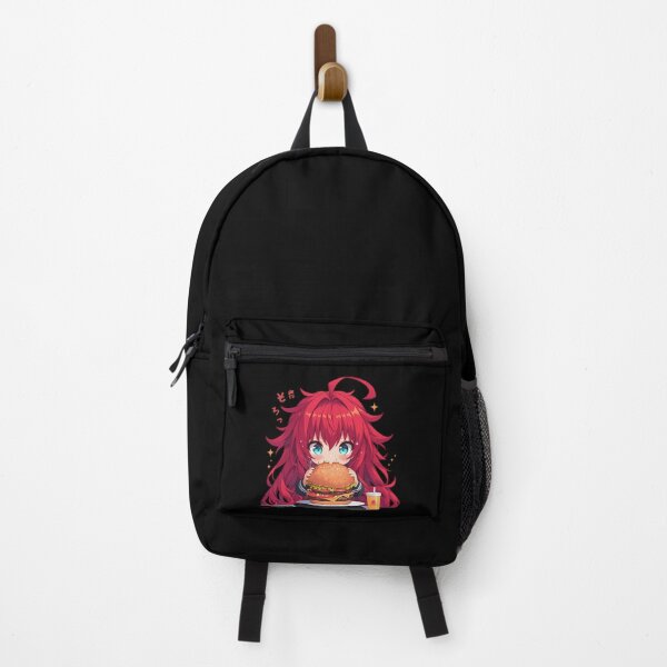 Item preview, Rias Gremory High School Dxd Anime Girl Kawaii Chibi Burger Sparkle Fantasy designed and sold by earlobejerk.