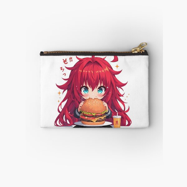 Item preview, Rias Gremory High School Dxd Anime Girl Kawaii Chibi Burger Sparkle Fantasy designed and sold by earlobejerk.
