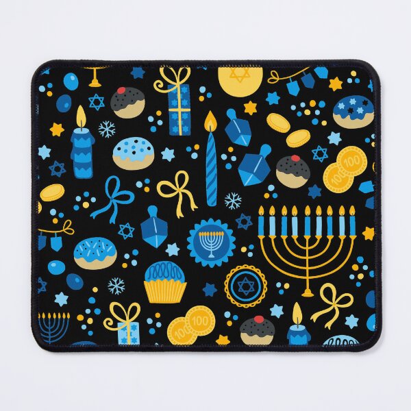 Item preview, Hanukkah Holiday Menorah, Candles And Coins Elegant Pattern designed and sold by DEC02.