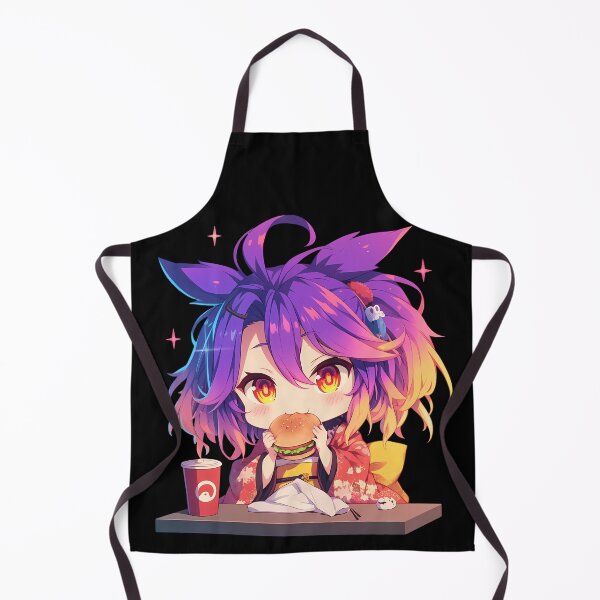 Item preview, Izuna Hatsuse No Game No Life Chibi Kawaii Burger Vibrant Anime Girl Fantasy Delight designed and sold by earlobejerk.